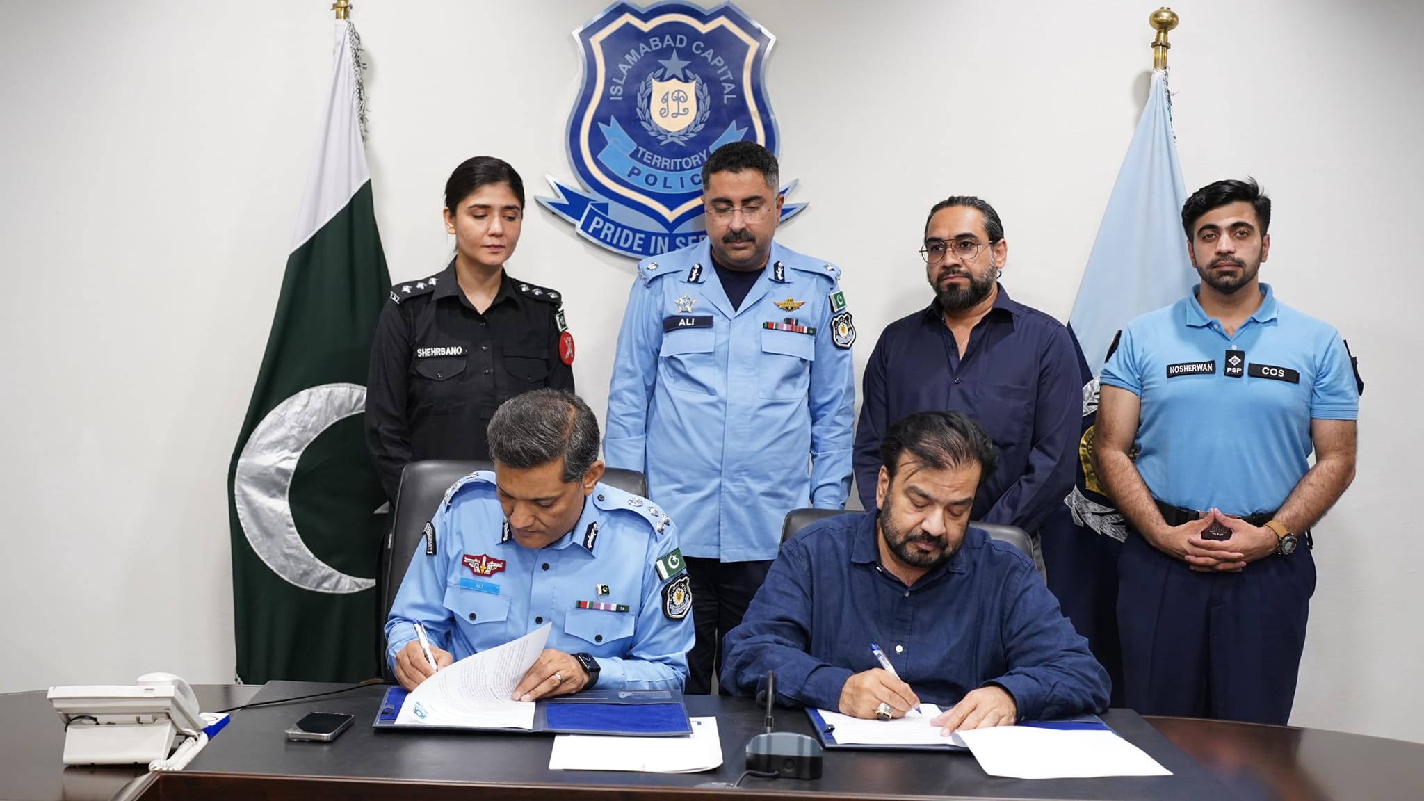 MOU Signed With IG Islamabad Syed Ali Nasir Rizvi