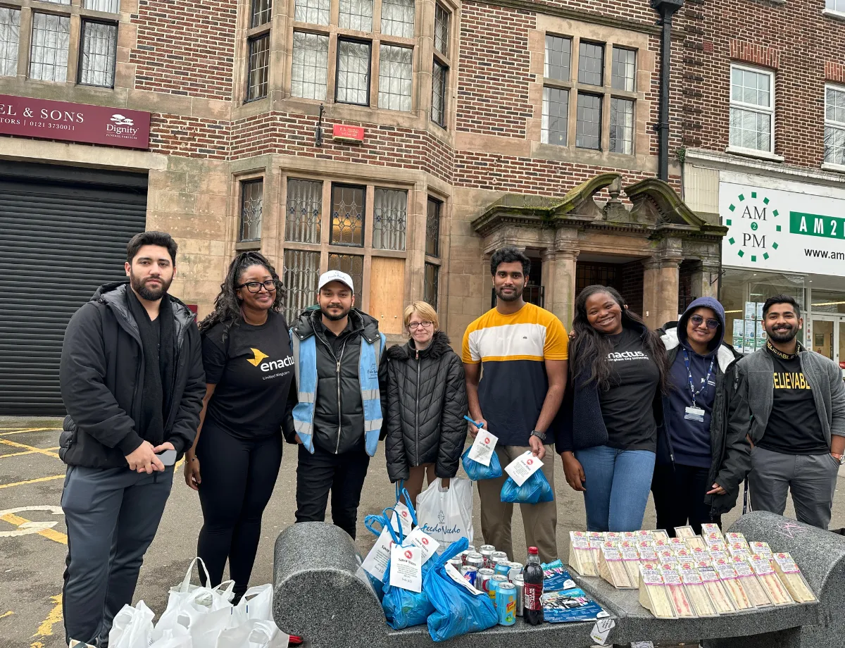 Enactus BCU Students Volunteering-Birmingham