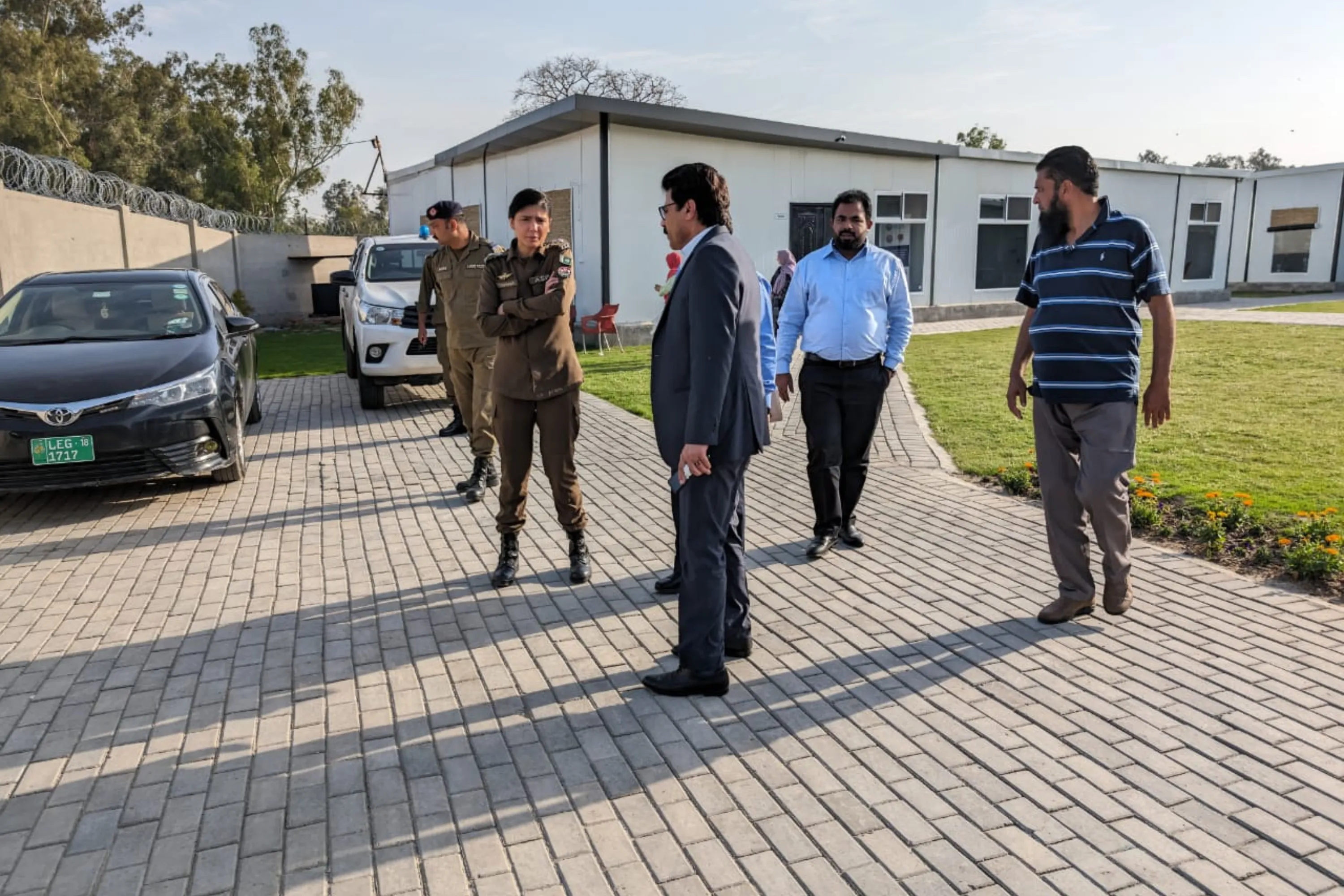 ASP Sherbano Naqvi and Health Department officials visits us