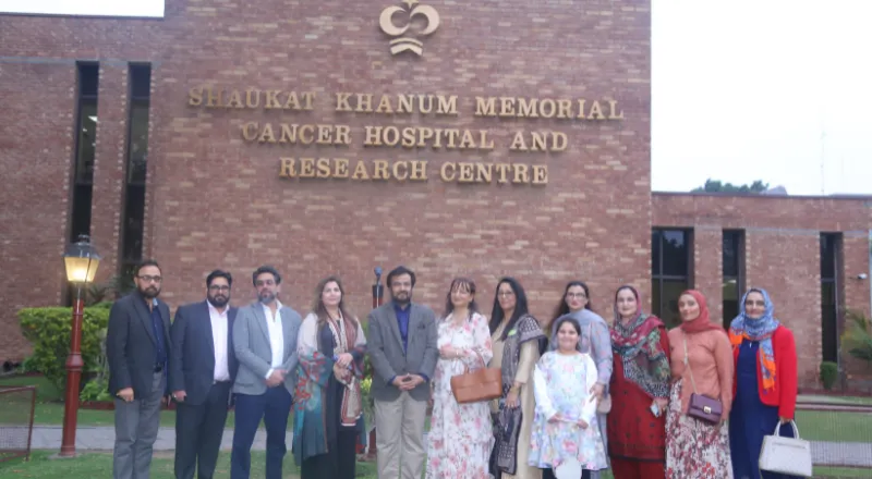 Team UKCAB Visit to Shaukat Khanum Hospital Lahore
