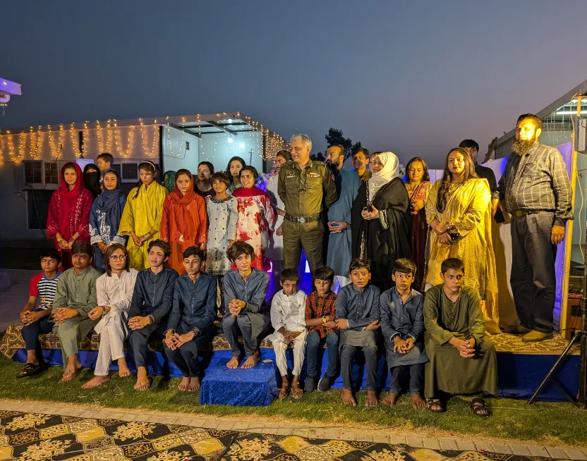 On The Second Day Of Eid Al-Adha, IG Punjab Dr. Usman Anwar Attended The Event, Spending Time With Destitute Transgender Children