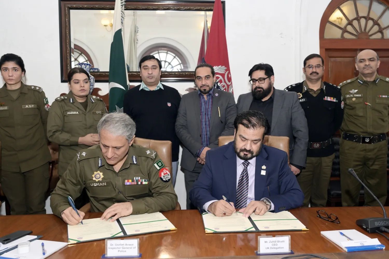 MOU Signed With IG Punjab Dr. Usman Anwar