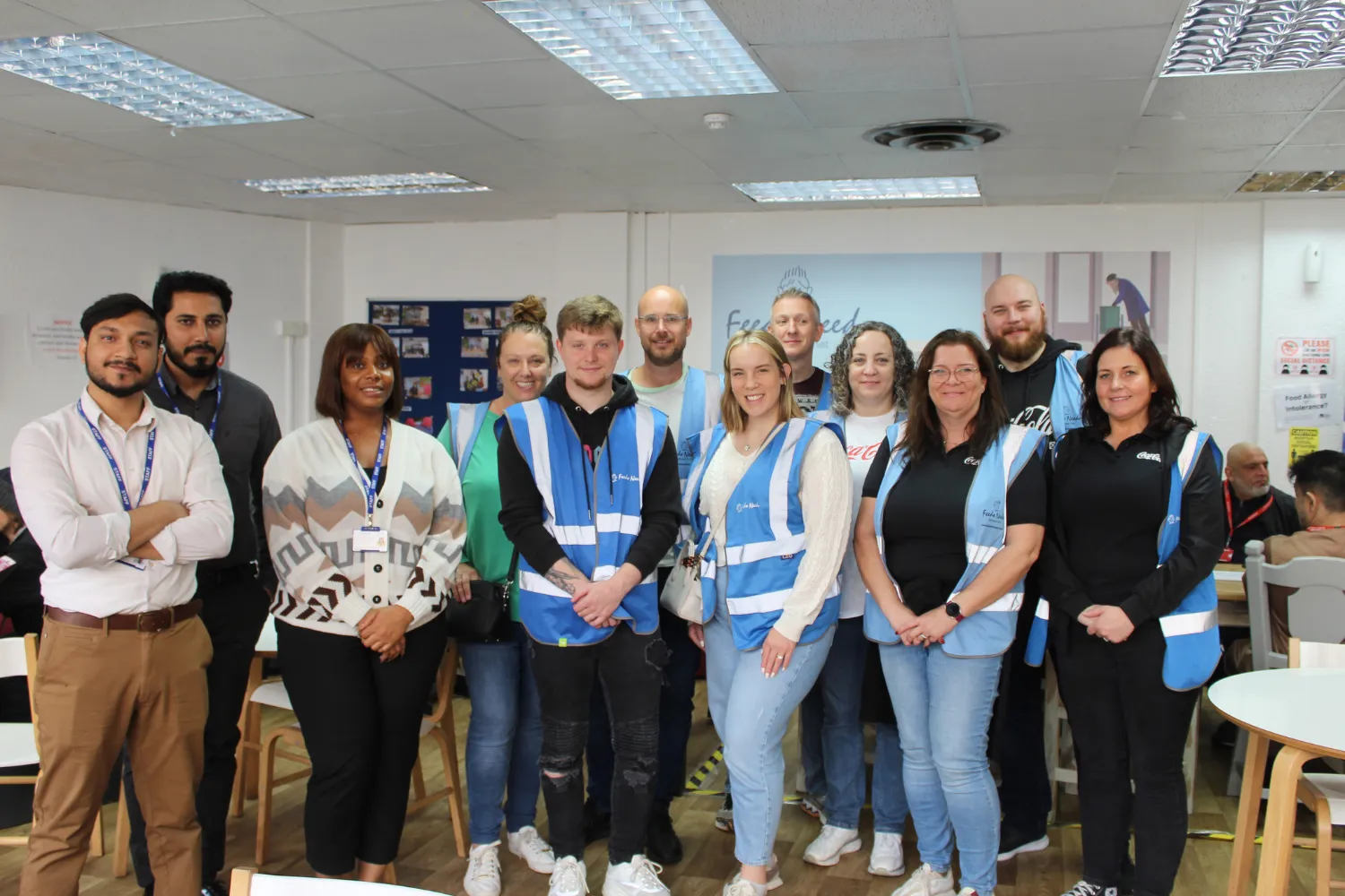 Coca Cola & Virgin Media Teams Volunteering Together