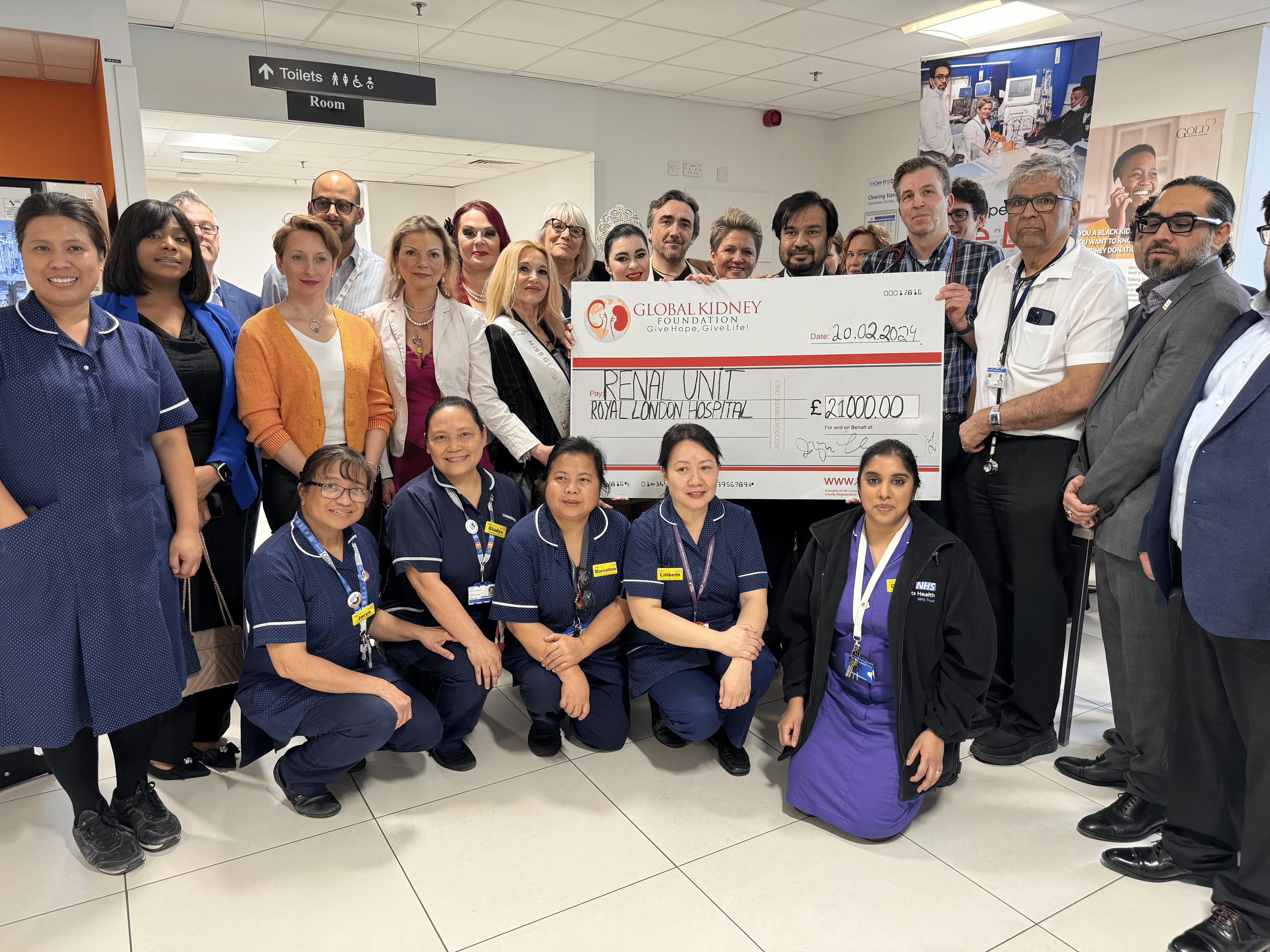 GKF Empowering Organ Donation Awareness At Royal London Hospital