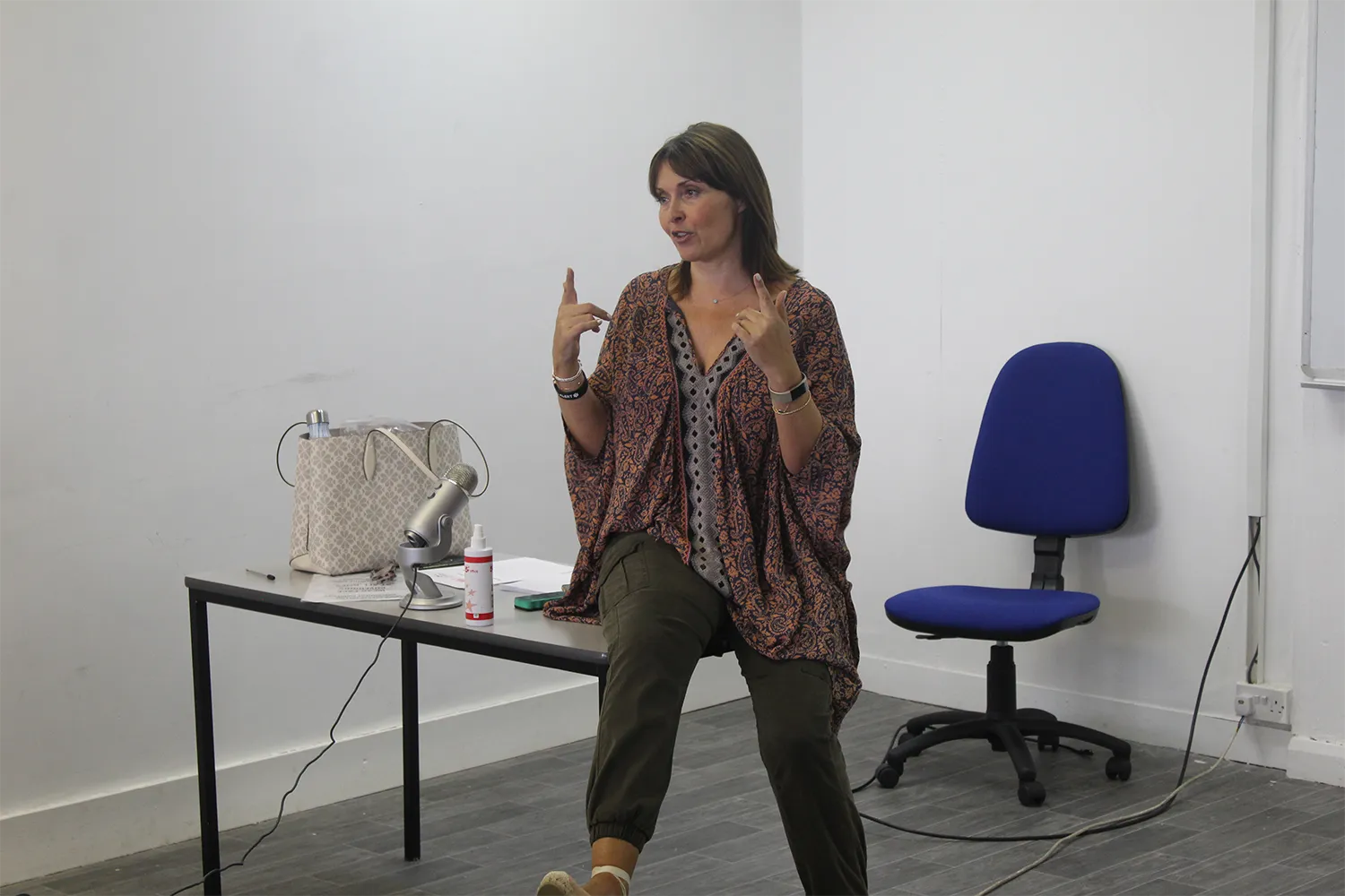 Sally Bee Sessions With Staff