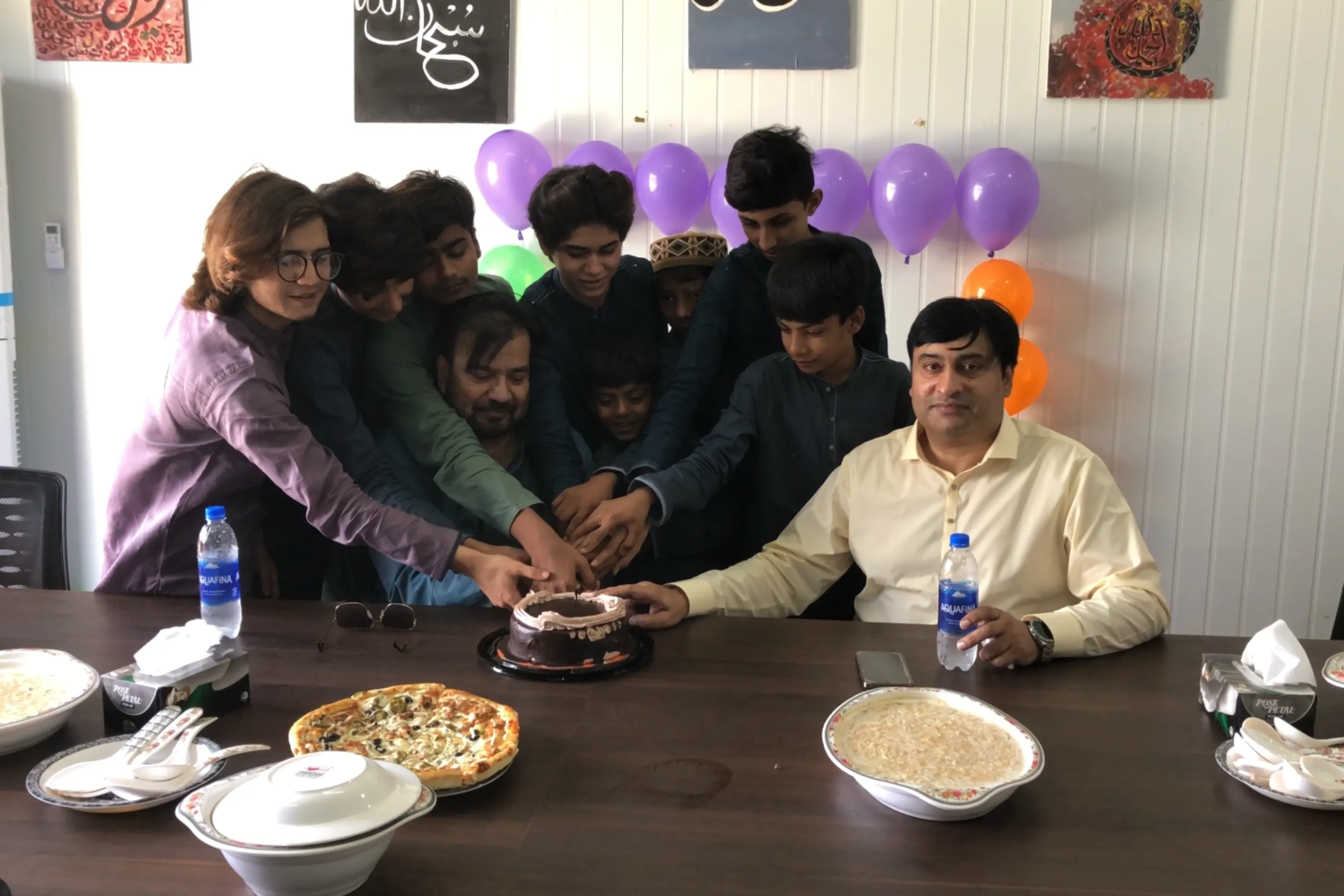Zahid Bhatti celebrates Eid Ul Adha with Tahafuz Darsgah Students