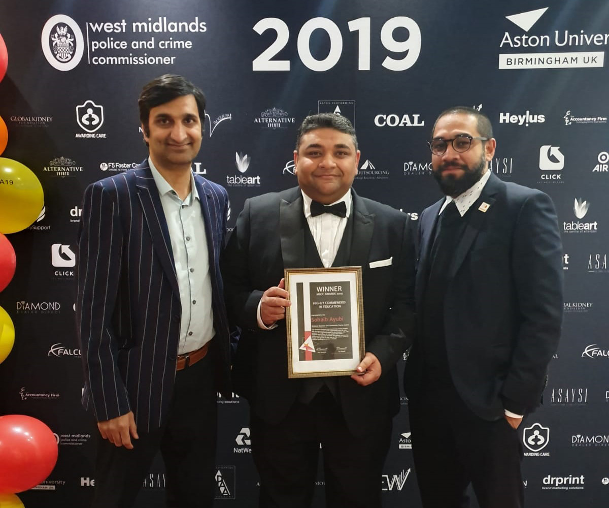 Highly Commended in Education - MBCC Awards 2019
